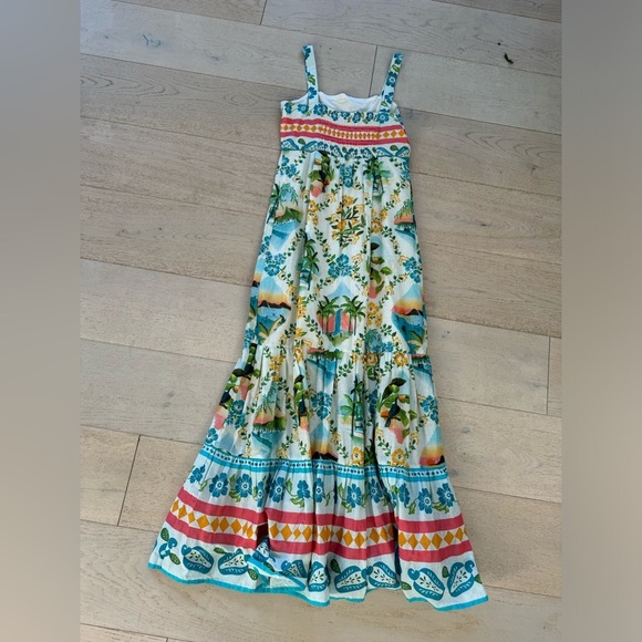Farm Rio x Anthropologie toucan printed maxi dress  size small - Picture 4 of 10